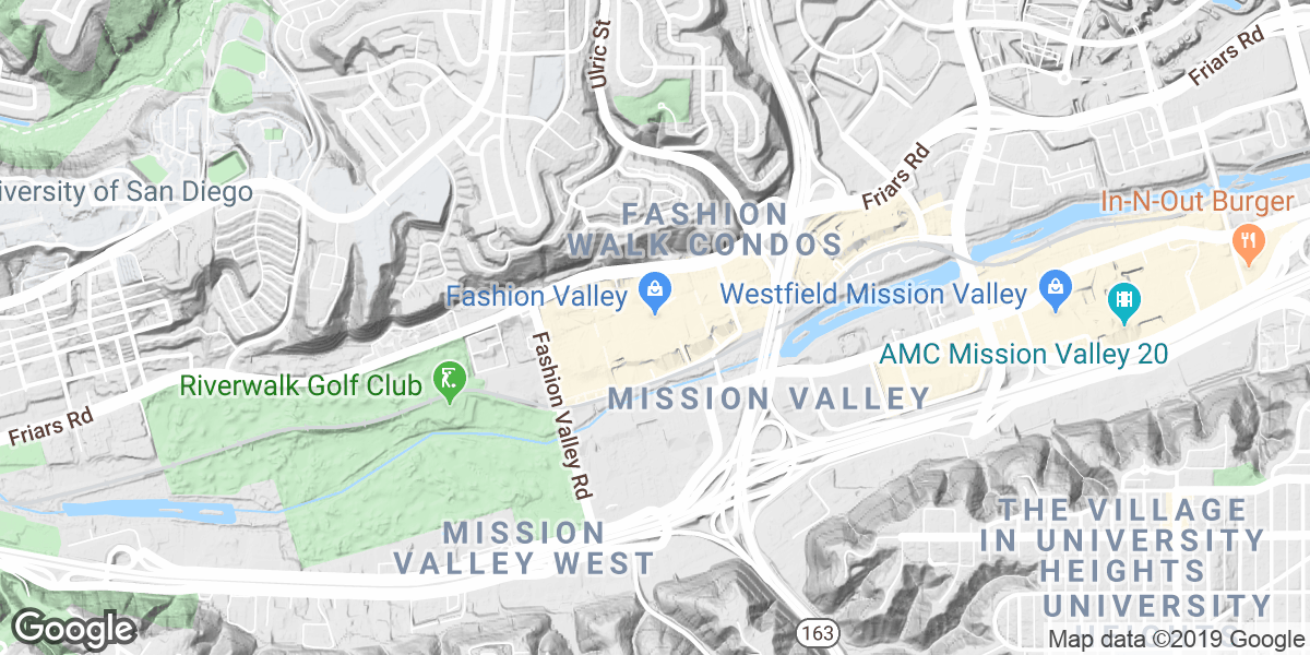 Fashion Valley Map