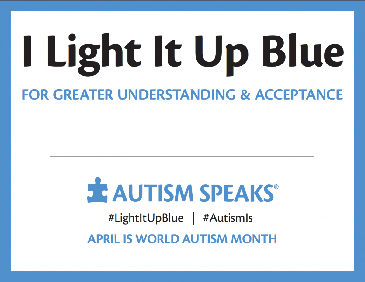 Ways you can Light It Up Blue on World Autism Day | Autism Speaks