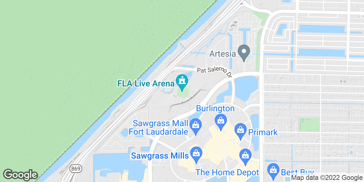 Maps of Sawgrass Mills, Mall, Sunrise