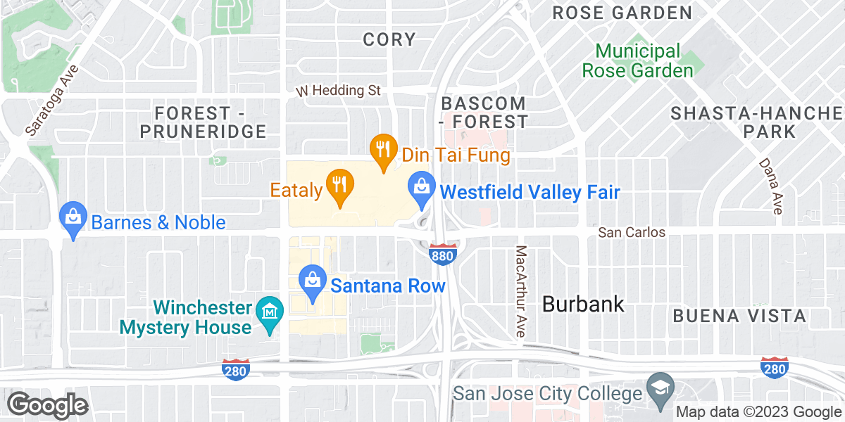 westfield valley fair mall map 2022