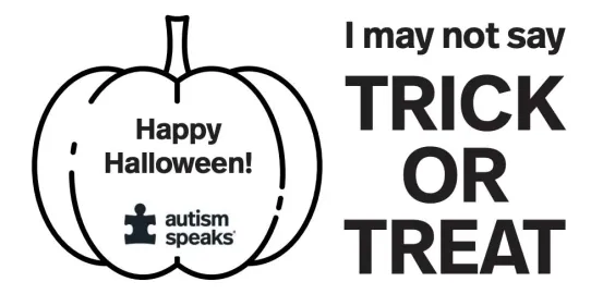 printable card that says I may not say trick or treat