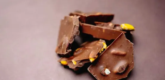 chocolate bar with nuts