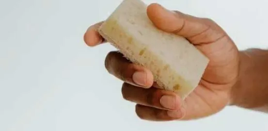 hand holding bar of soap