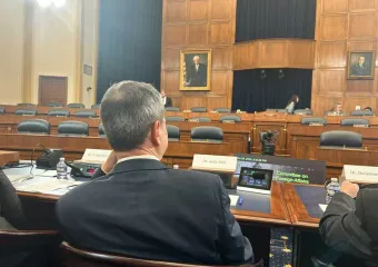 Andy Shih, Autism Speaks Chief Science Officer at the congressional hearing on global public health