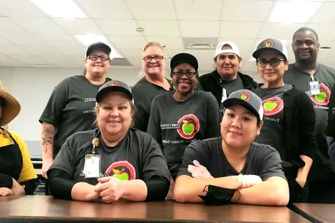 Cobb County School District cafeteria staff