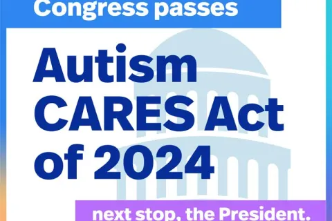 Congress passes Autism CARES Act of 2024