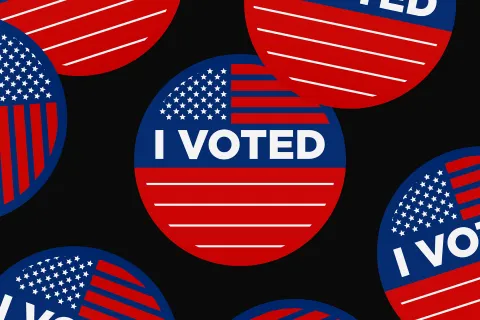 "I Voted" stickers