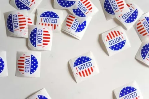 I voted stickers