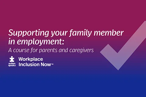 Supporting your family member in employment course