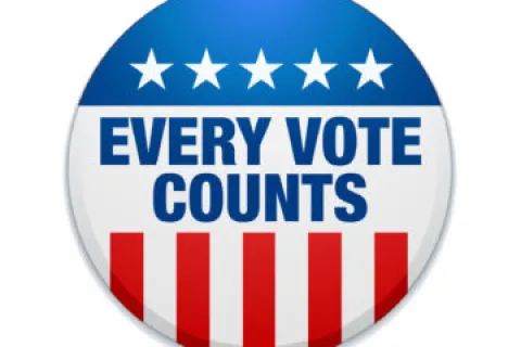 Every vote counts