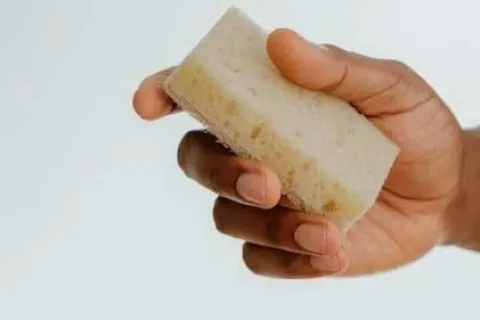 hand holding bar of soap