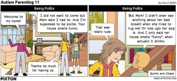 Autism parenting comic by Lisa Smith