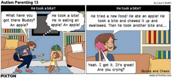 Autism parenting comic by Lisa Smith