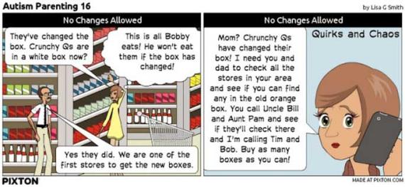 Autism parenting comic by Lisa Smith