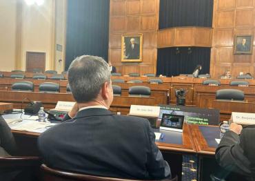 Andy Shih, Autism Speaks Chief Science Officer at the congressional hearing on global public health