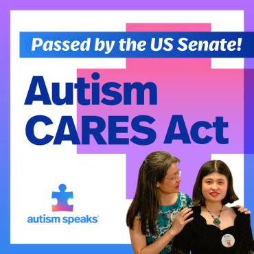 Autism CARES Act passed by the US Senate