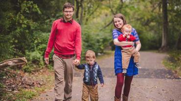 Heather and her family