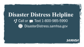 Disaster Distress Hotline