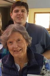 Kit Peterson and her grandson